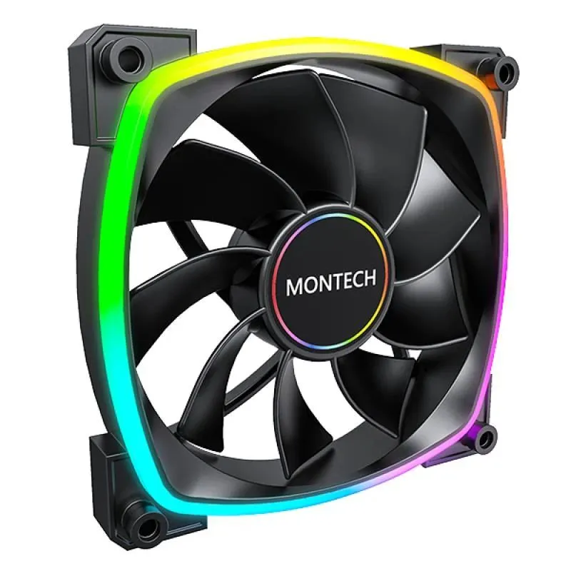Case fan 140mm-rx140 pwm black montech