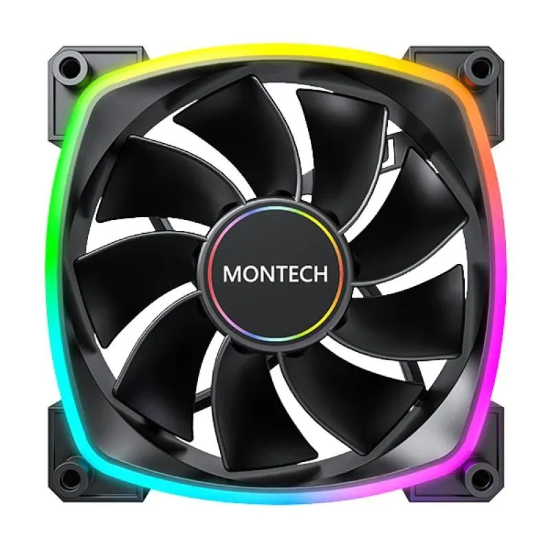 Case fan 140mm-rx140 pwm black montech
