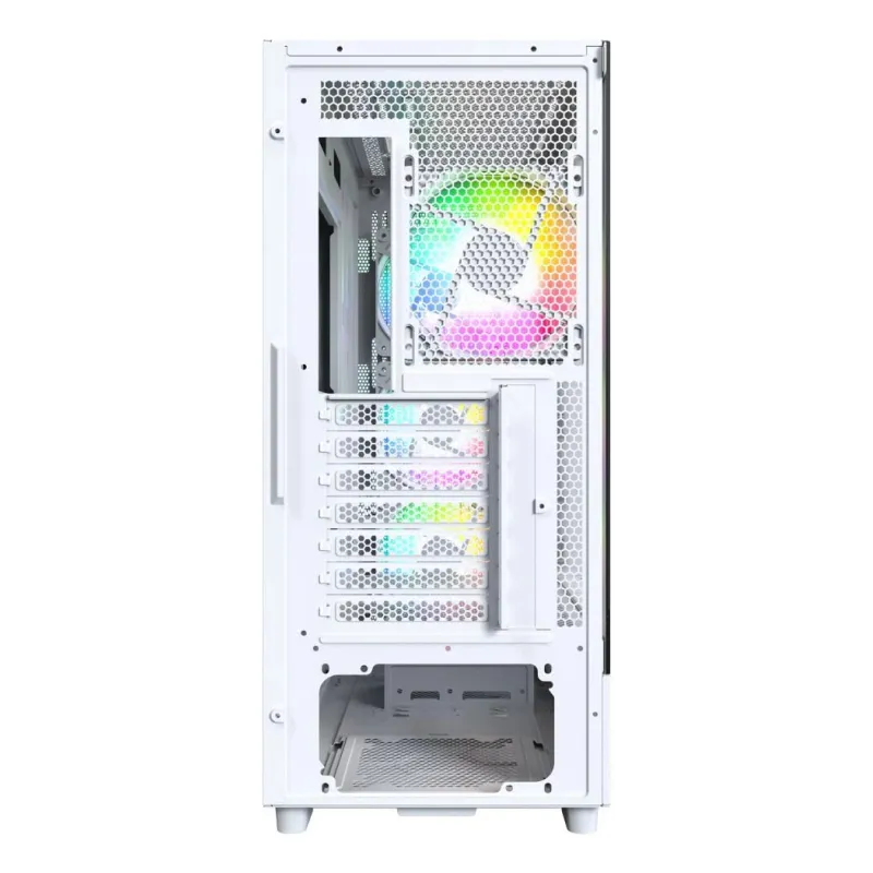Case-MONTECH-X5-MidiTower-Case product features Transparent panel-Not included-Colour White-X5,W,