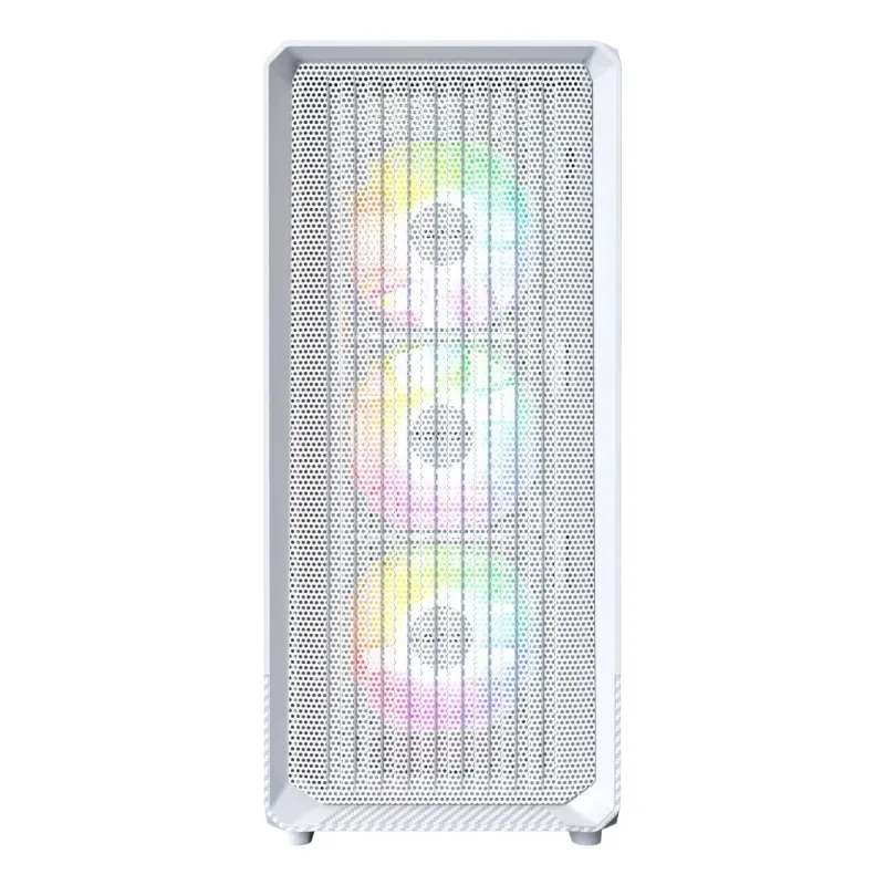 Case-MONTECH-X5-MidiTower-Case product features Transparent panel-Not included-Colour White-X5,W,
