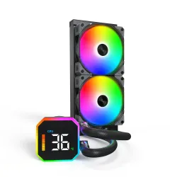Cpu cooler multi socket black-hyperflow digital 240 montech