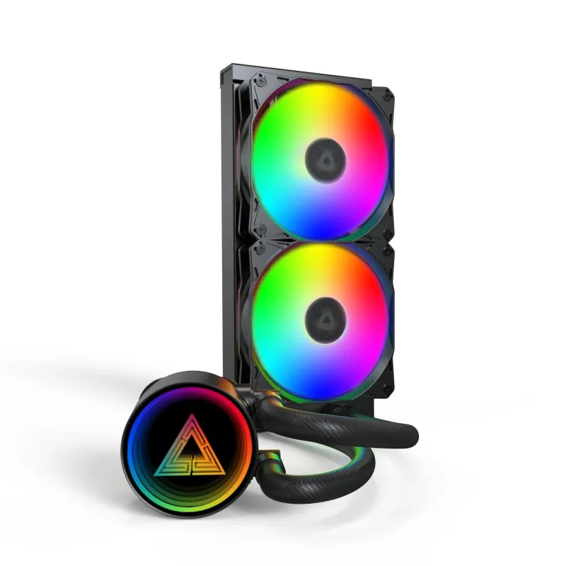 Cpu cooler multi socket-lightflow 240 argb ,b, montech