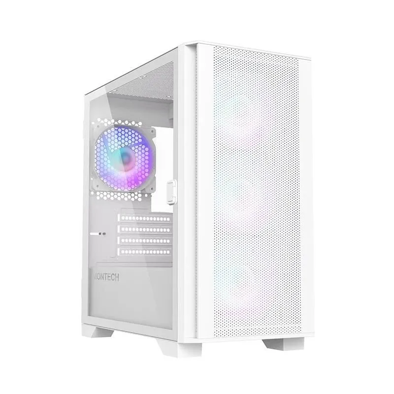 Case-MONTECH-AIR 100 ARGB-MidiTower-Not included-MicroATX-MiniITX-Colour White-AIR100ARGB,W,