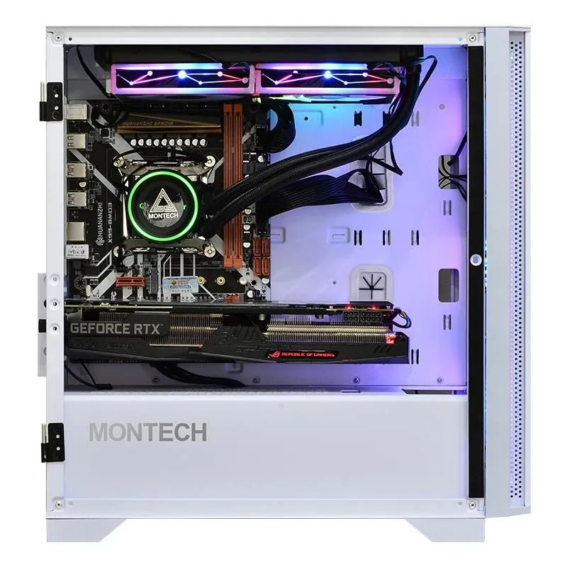 Case-MONTECH-AIR 100 ARGB-MidiTower-Not included-MicroATX-MiniITX-Colour White-AIR100ARGB,W,
