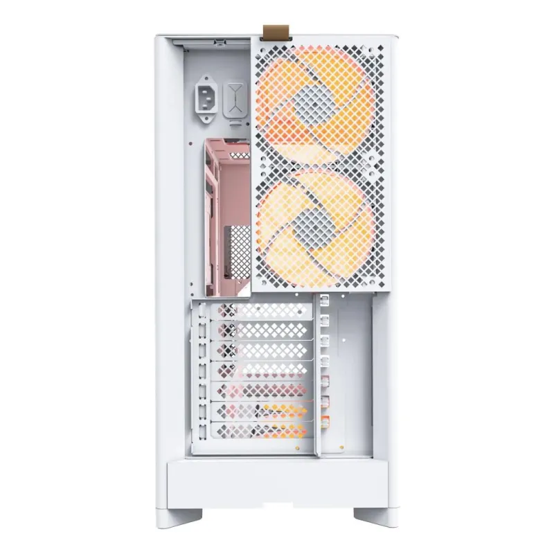 Case-MONTECH-HS02 PRO-MidiTower-Case product features Removeable HDD basket-Transparent panel-Not