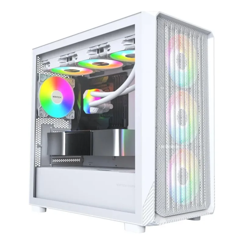 Case-MONTECH-micro ATX-Mini-ITX-White-X5M-X5M,W,