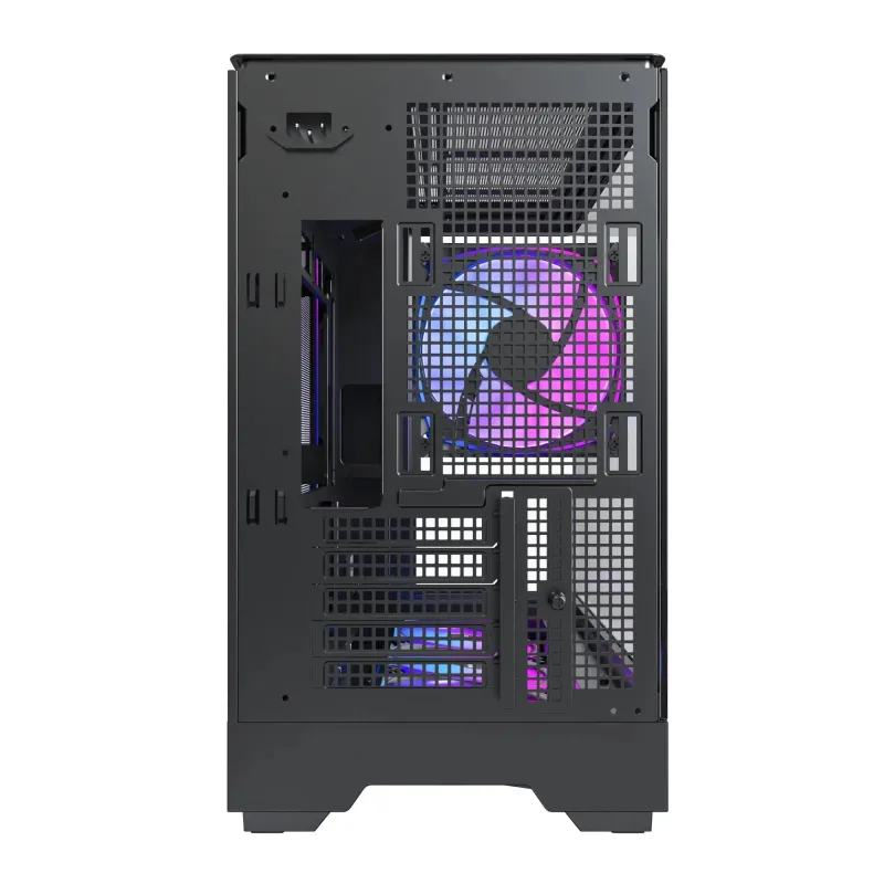 Case-MONTECH-micro ATX-Mini-ITX-Black-Midi Tower-PC-KING 15 PRO-KING15PRO,B,