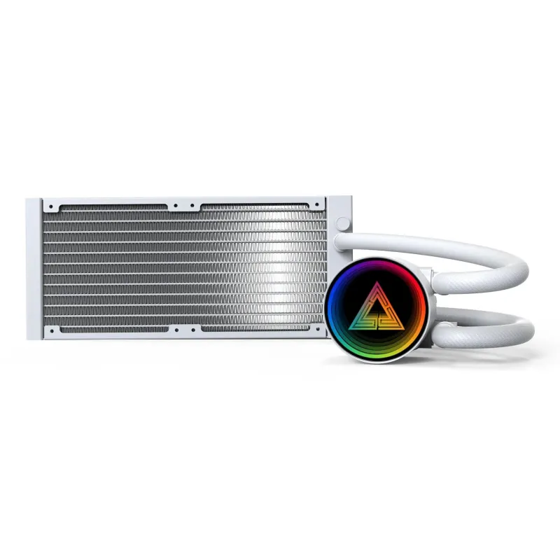 Cpu cooler multi socket-lightflow 240 argb ,w, montech