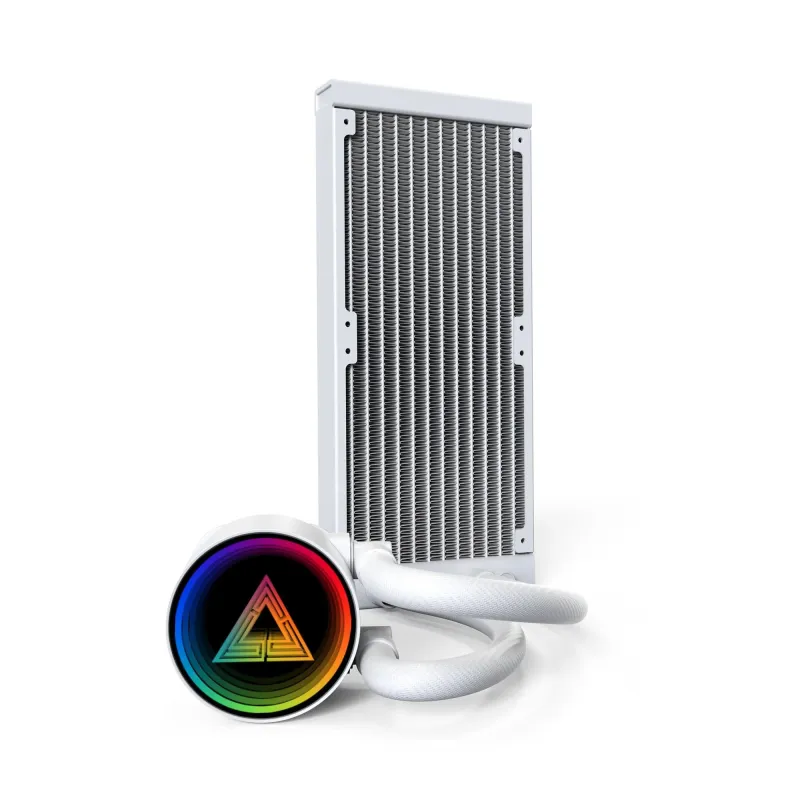 Cpu cooler multi socket-lightflow 240 argb ,w, montech