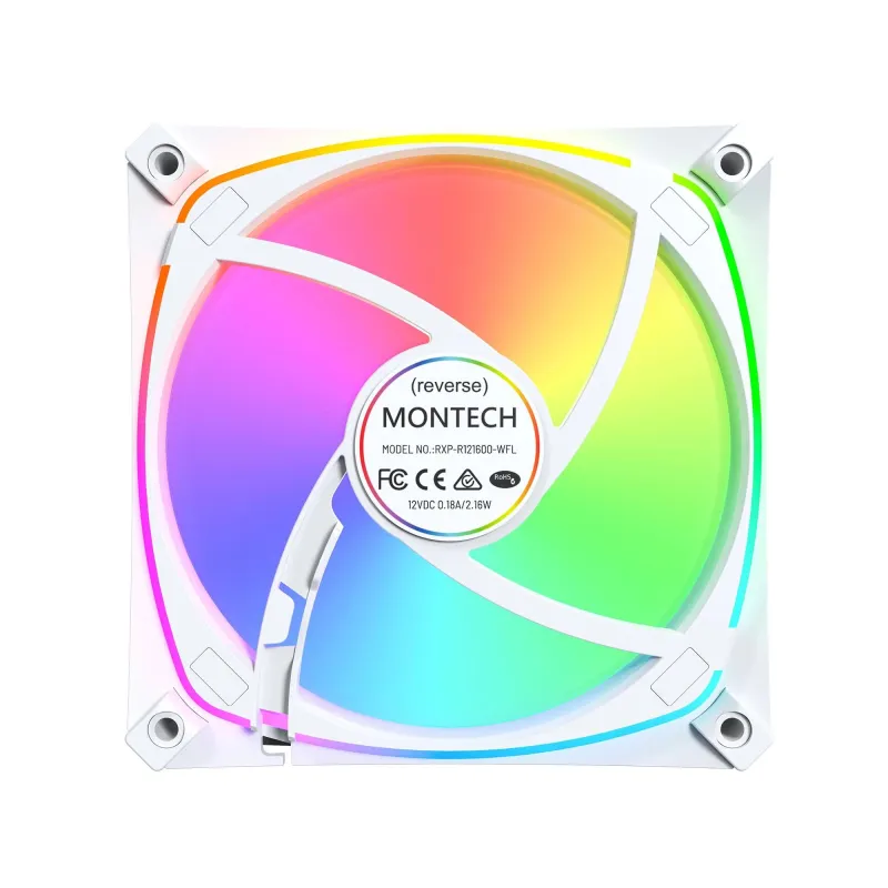 Case fan 120mm-rx120 pro white montech