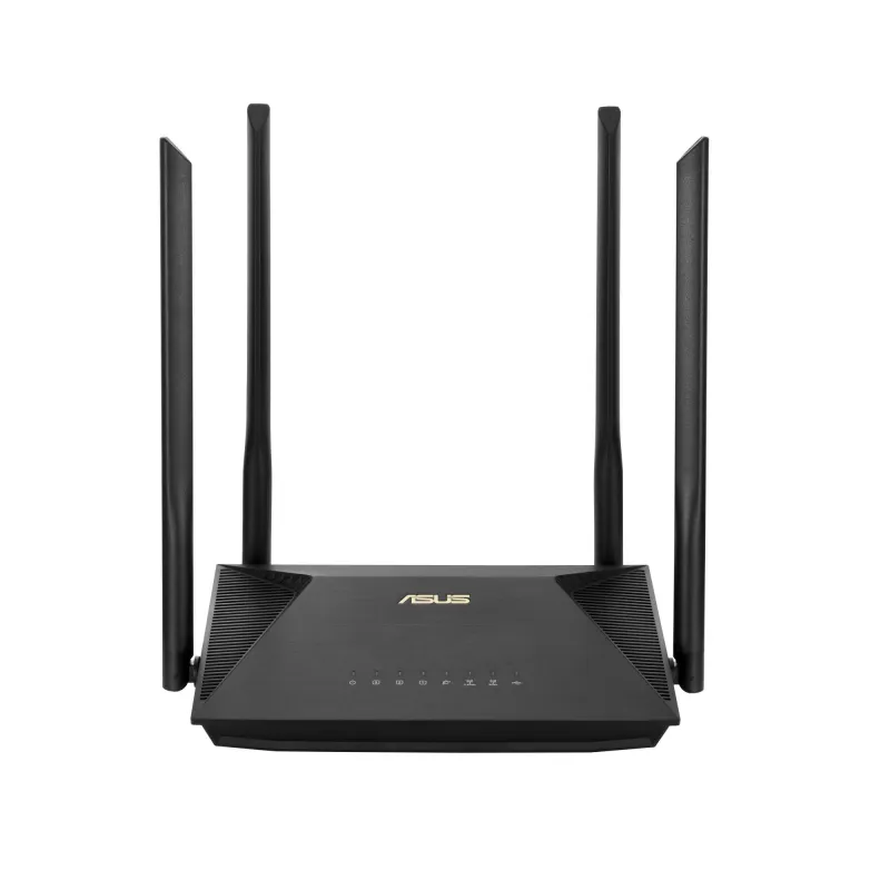 Wireless Router-ASUS-Wireless Router-1800 Mbps-Wi-Fi 6-USB-1 WAN-3x10-100-1000M-Number of antennas 4-RT-AX53U