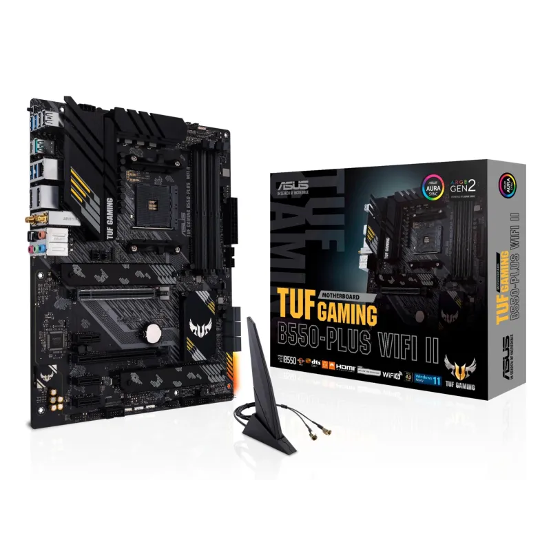 Mainboard-ASUS-AMD B550-SAM4-ATX-Memory DDR4-Memory slots 4-1xPCI-Express 3.0 1x-1xPCI-Express 3.0 4x-1xPCI-Express 4.0