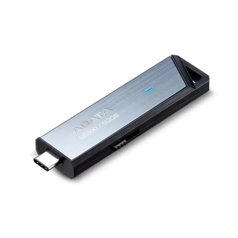Memory drive flash usb-c 512gb-silv aeli-ue800-512g-csg adata