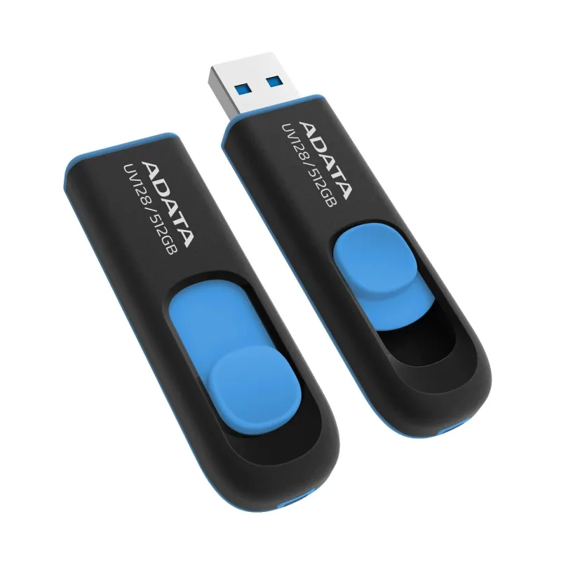 Memory drive flash usb3 512gb-blk-blue auv128-512g-rbe adata
