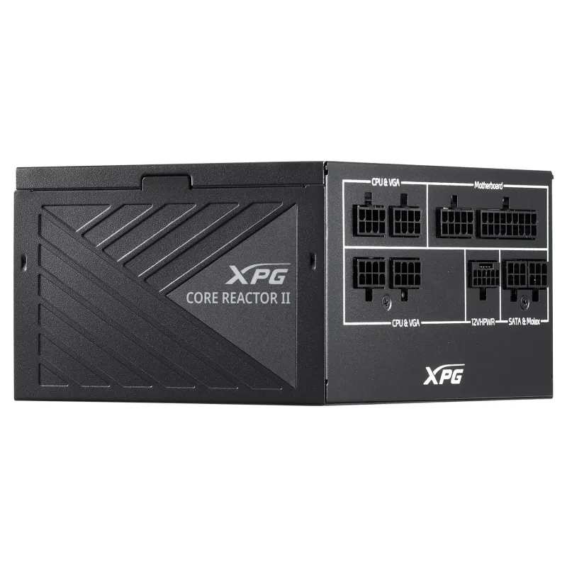 Power Supply-ADATA-1000 Watts-Efficiency 80 PLUS GOLD-COREREACTORII1000G-BKCEU