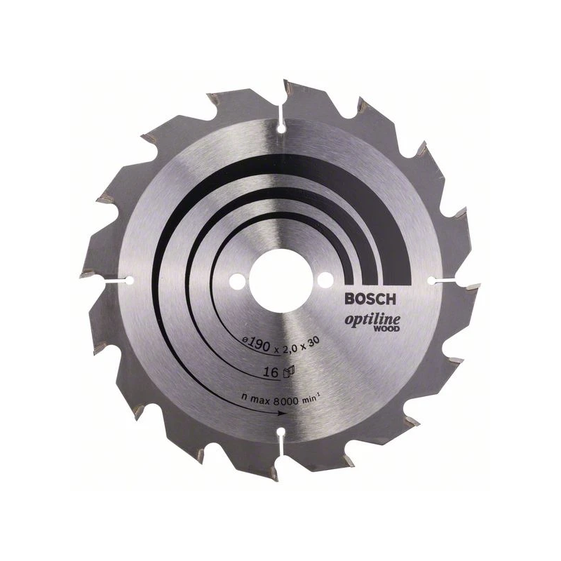 Ripzāģa disks 190x30 mm Optiline Wood