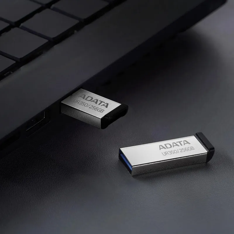 Memory drive flash usb3.2 256g-ur350-256g-rsr-bk adata