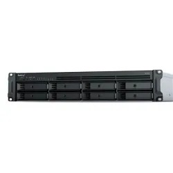 Synology - RS1221RP+ - Up to 8 HDD-SSD Hot-Swap - AMD Ryzen - Ryzen V1500B - Processor frequency 2.2 GHz - 4 GB - DDR4