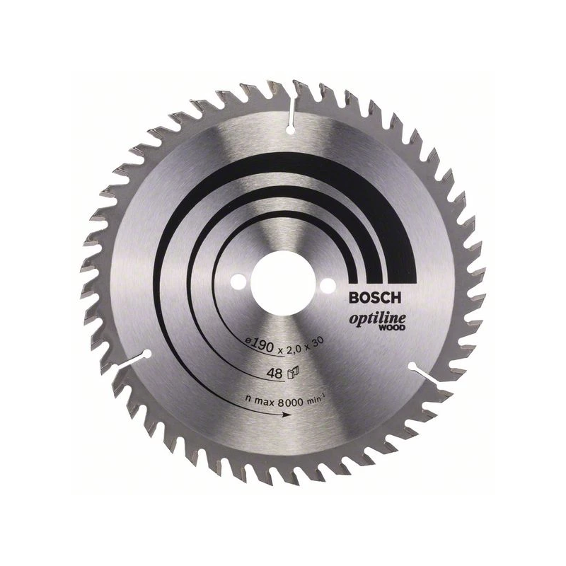 Ripzāģa disks 190x30 mm Optiline Wood