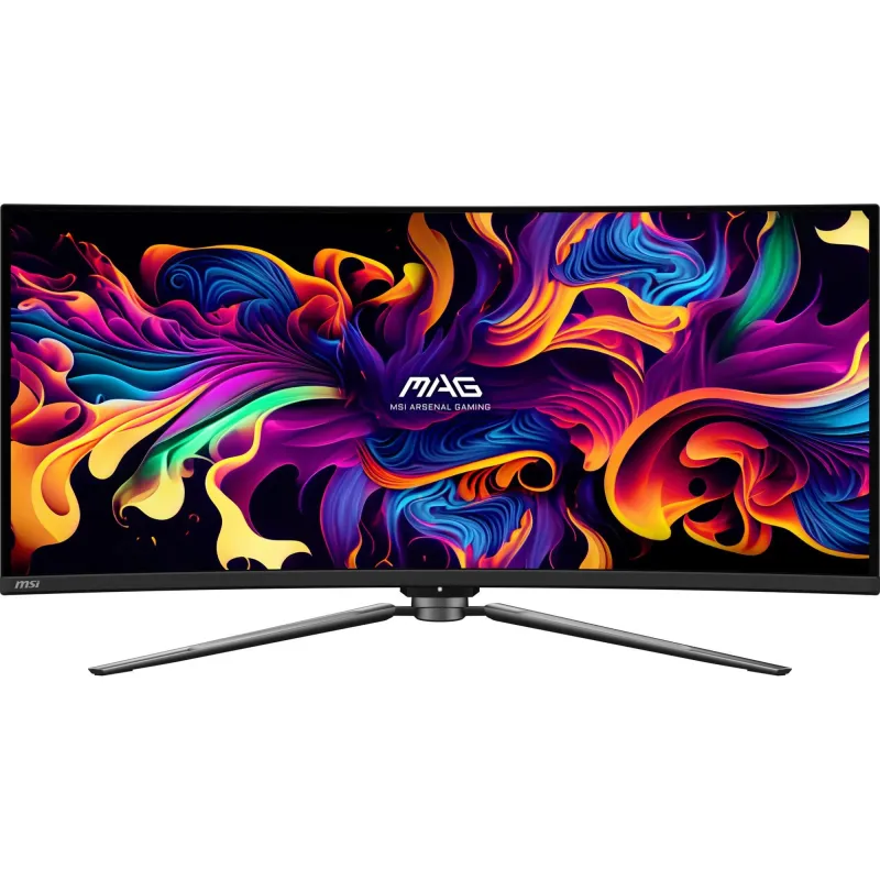 LCD Monitor-MSI-34-Curved-21 : 9-Panel QD-OLED-3440x1440-21:9-175Hz-Matte-0.03 ms-Swivel-Height adjustable-Tilt-Colour
