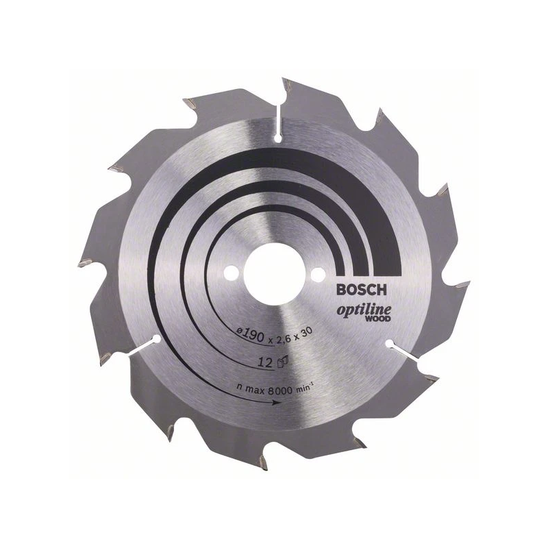 Ripzāģa disks 190x30mm Optiline Wood