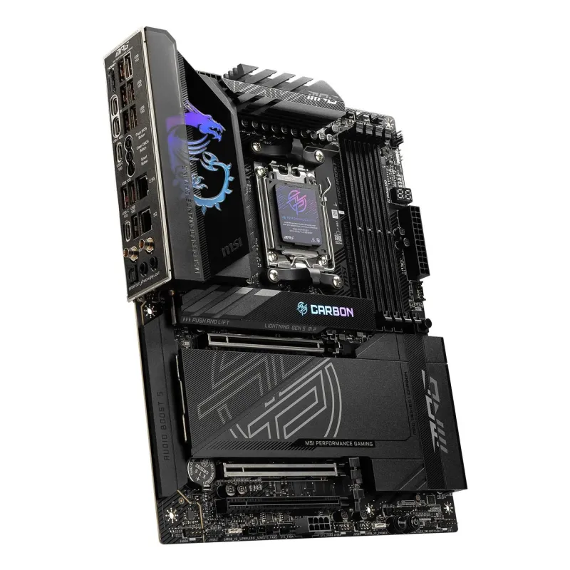 MSI Processor family AMD - Processor socket AM5 - DDR5 UDIMM - Supported hard disk drive interfaces SATA, M.2 - Number of SATA