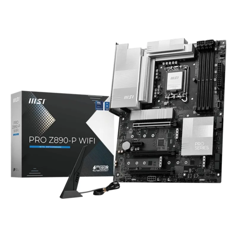 Mainboard-MSI-Intel Z890-LGA1851-ATX-Memory DDR5-Memory slots 4-1xPCI-Express 4.0 1x-2xPCI-Express 4.0 4x -1xPCI-Express 5.0
