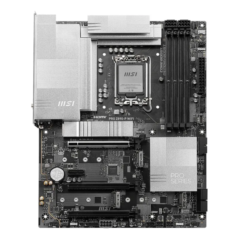 Mainboard-MSI-Intel Z890-LGA1851-ATX-Memory DDR5-Memory slots 4-1xPCI-Express 4.0 1x-2xPCI-Express 4.0 4x -1xPCI-Express 5.0