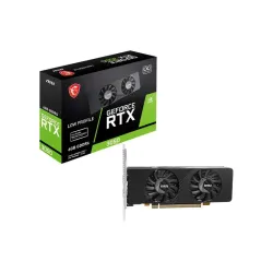 Graphics Card-MSI-NVIDIA-GeForce RTX 3050-6 GB-GDDR6-96 bit-PCI Express x8 4.0-Active-RTX3050LPE6GOC