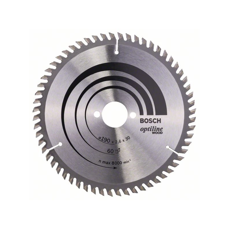 Ripzāģa disks 190x30 mm Optiline Wood