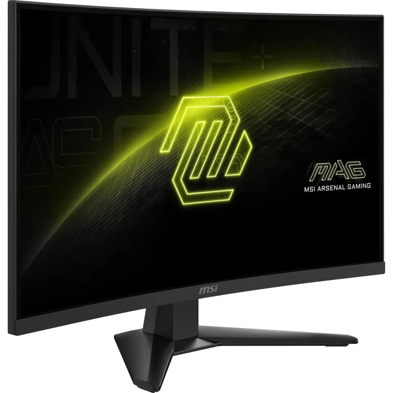 LCD Monitor-MSI-MAG 275CQF E18-27-Gaming-Curved-Matte-Panel VA-2560x1440-16:9-180Hz-0.5 ms-Colour Black-MAG275CQFE18