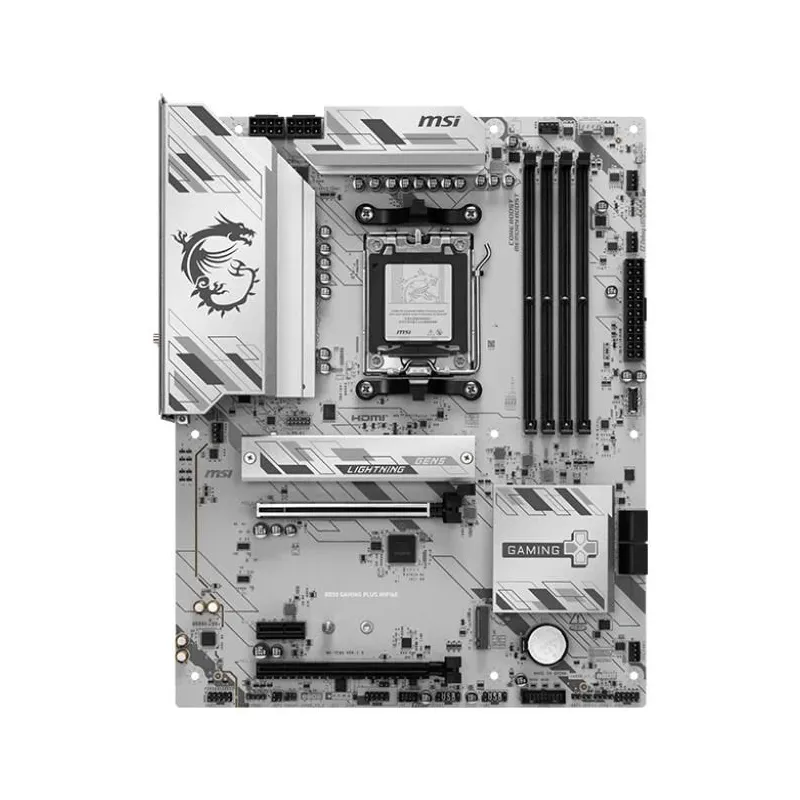 Mainboard-MSI-AMD B850-SAM5-ATX-Memory DDR5-Memory slots 4-B850GAMINGPLUSWIFI6E