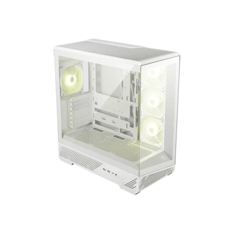 Case-MSI-ATX-micro ATX-Mini-ITX-White-Transparent-Midi Tower-MAG PANO 130R PZ WHITE-MAGPANO130RPZWHITE