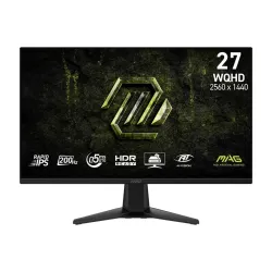 LCD Monitor-MSI-27 -2560 x 1440 pixels-Wide Quad HD-Native aspect ratio 16:9-LCD-Flat-MAG275QFE20