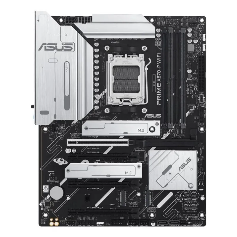 Mainboard-ASUS-AMD X870-SAM5-ATX-Memory DDR5-Memory slots 4-4xPCI-Express 4.0 16x-1xPCI-Express 5.0 16x-4xM.2-1xHDMI-4xUSB