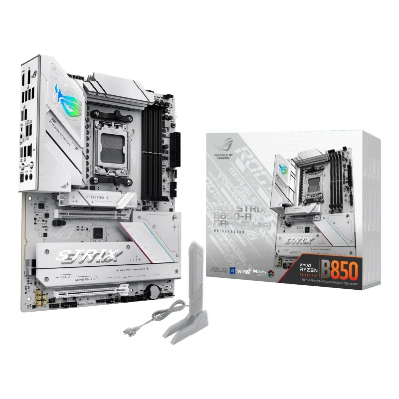 Mainboard-ASUS-AMD B850-SAM5-ATX-Memory DDR5-Memory slots 4-1xPCI-Express 4.0 16x-1xPCI-Express 5.0