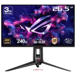 Monitor-ASUS-26.5 -3840 x 2160 pixels-4K Ultra HD-Native aspect ratio 16:9-QD-OLED-Flat-90LM0B30-B01971