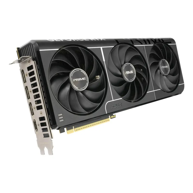 Graphics Card-ASUS-NVIDIA GeForce RTX 5080-16 GB-GDDR7-256 bit-PCIE 5.0 16x-1xHDMI-3xDisplayPort-PRIME-RTX5080-O16G
