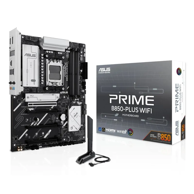 Mainboard-ASUS-AMD B850-SAM5-ATX-Memory DDR5-Memory slots 4-2xPCI-Express 3.0 16x-1xPCI-Express 4.0 16x-1xPCI-Express 5.0