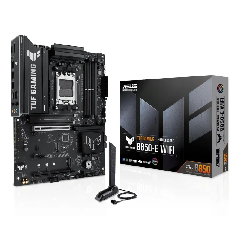 Mainboard-ASUS-AMD B850-SAM5-ATX-Memory DDR5-Memory slots 4-1xPCI-Express 4.0 1x-1xPCI-Express 4.0 16x-1xPCI-Express 5.0