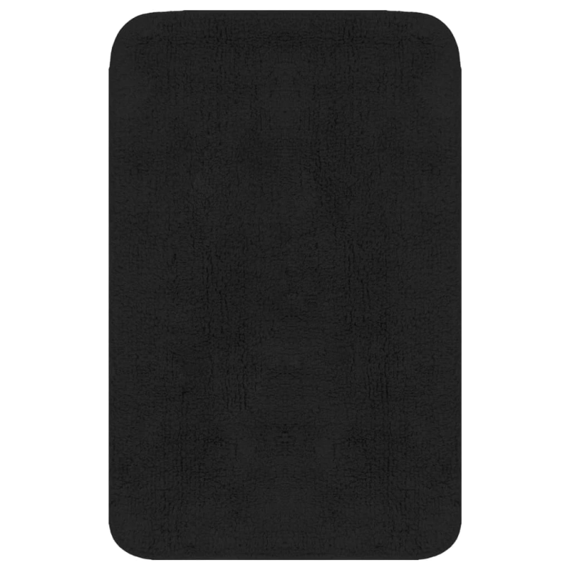 vidaXL divdaļīgs vannasistabas paklāju komplekts, audums, pelēks