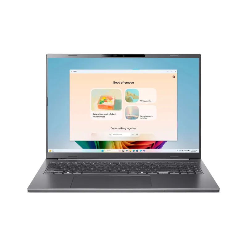 Notebook-ACER-Aspire-Aspire 16 AI-CPU Qualcomm Snapdragon-X1-26-100-3 GHz-16 -1920 x 1200 pixels-RAM 32 GB-LPDDR5x-SDRAM-SSD