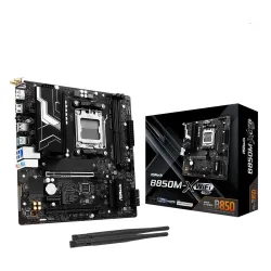 Mainboard-ASROCK-AMD B850-SAM5-Micro-ATX-Memory DDR5-Memory slots 2-B850M-XWIFIR2.0