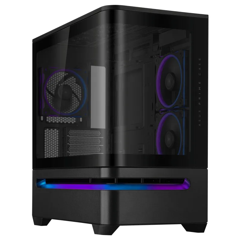 Case-ASUS-micro ATX-Mini-ITX-Black-Midi Tower-PC-Prime AP202 ARGB-PRIMEAP202TG