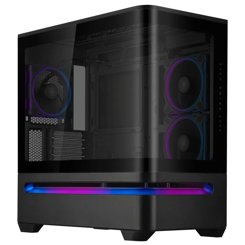 Case-ASUS-micro ATX-Mini-ITX-Black-Midi Tower-PC-Prime AP202 ARGB-PRIMEAP202TG