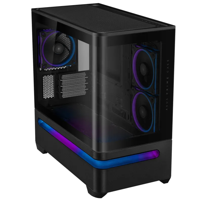 Case-ASUS-micro ATX-Mini-ITX-Black-Midi Tower-PC-Prime AP202 ARGB-PRIMEAP202TG