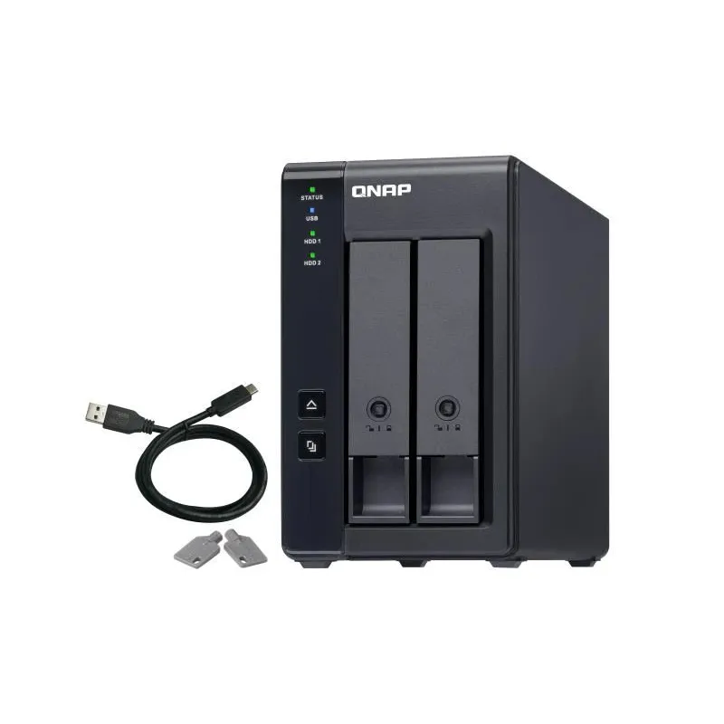 Das enclosure 2bay usb-c-tr-002 qnap