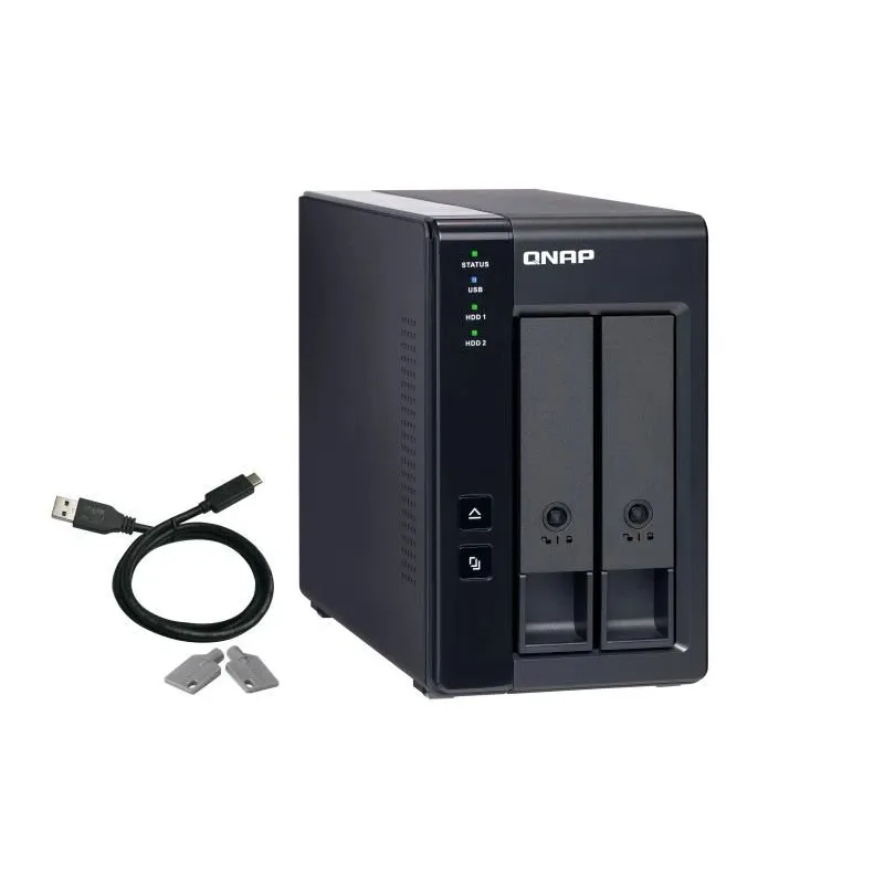 Das enclosure 2bay usb-c-tr-002 qnap