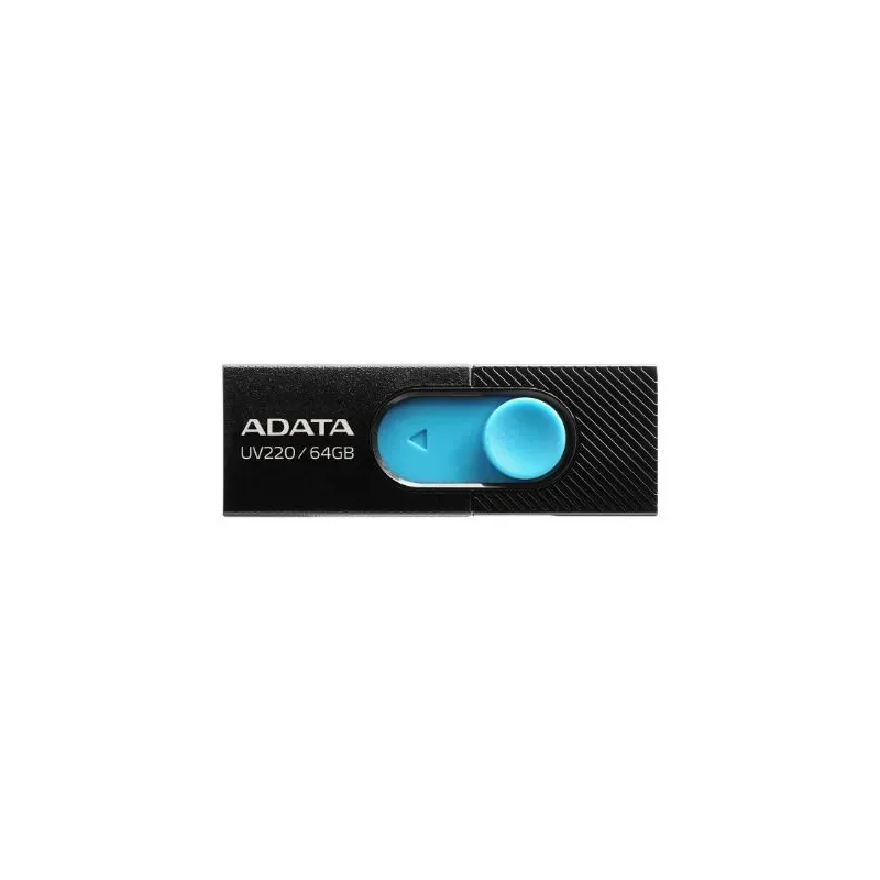 Memory drive flash usb2 64gb-blue auv220-64g-rbkbl adata