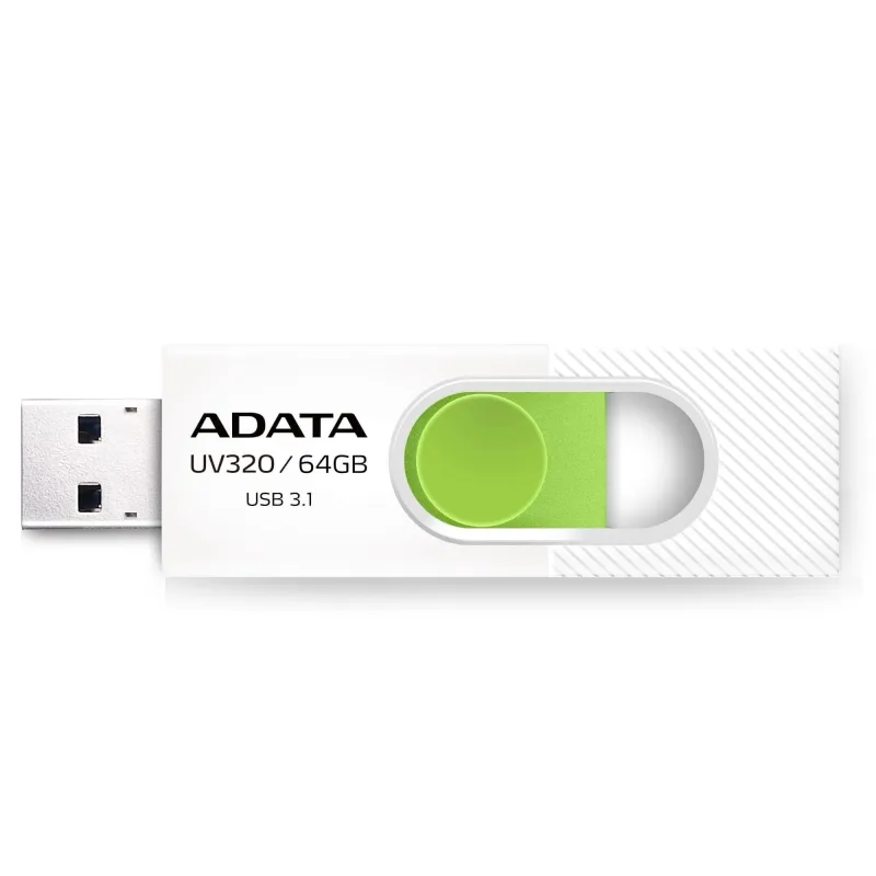Memory drive flash usb3.1 64gb-white auv320-64g-rwhgn adata